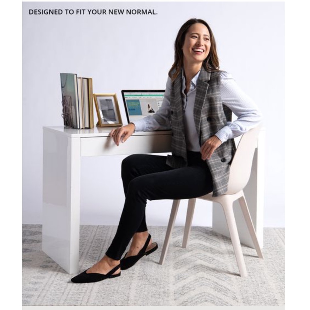 Betabrand Pull-On Yoga Denim Skinny Leg, XL Long